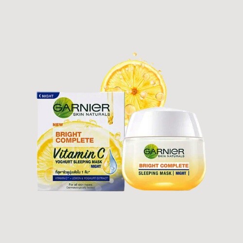 Garnier Bright Complete Vitamin C Yoghurt Sleeping Mask 50ml