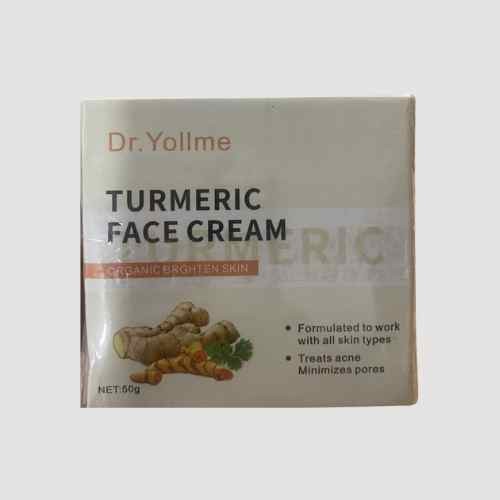 Dr Yollme| Turmeric Face Cream |Organic Brighten skin