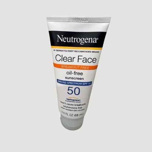 Neutrogena Clear Face Oil- Sunscreen SPF 50 3oz