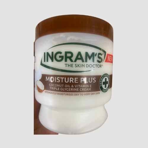 INGRAM’S THE SKIN DOCTOR| MOISTURE PLUS | COCONUT OIL&VITAMIN E